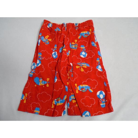 Vintage 80s 90s Infants Cordury Pants Baggy Planes & Hot Air Balloons Print 24M - Picture 1 of 8